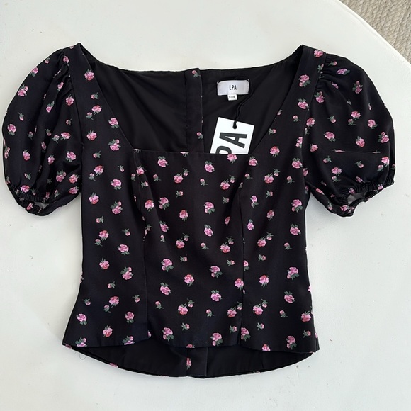 New LPA Arianna Top in Sheila Floral size XXS - Picture 2 of 6